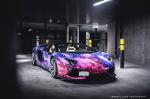 Lamborghini Aventador Roadster Galaxy Wrap by DXSC 2014 года